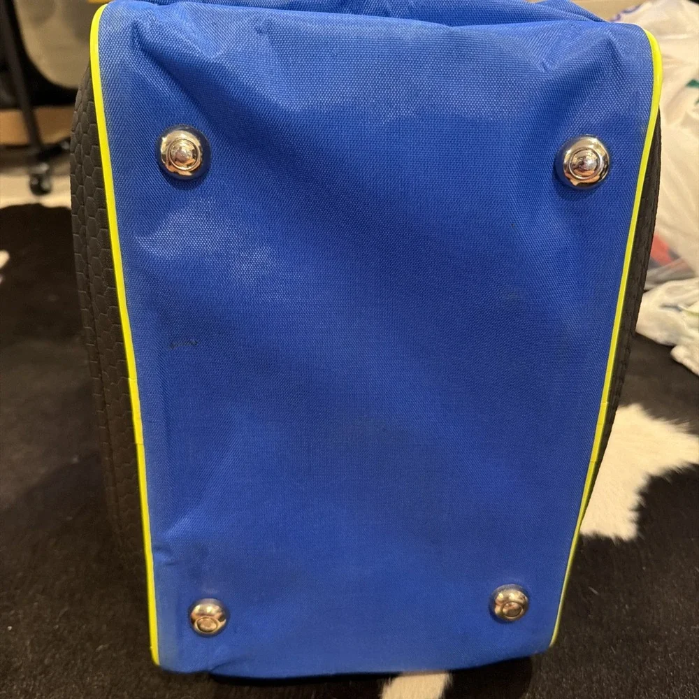 Vintage Mickey‎ Bowl Mouse Brunswick Bowling Bag Blue Yellow Neon 90s USA  RARE